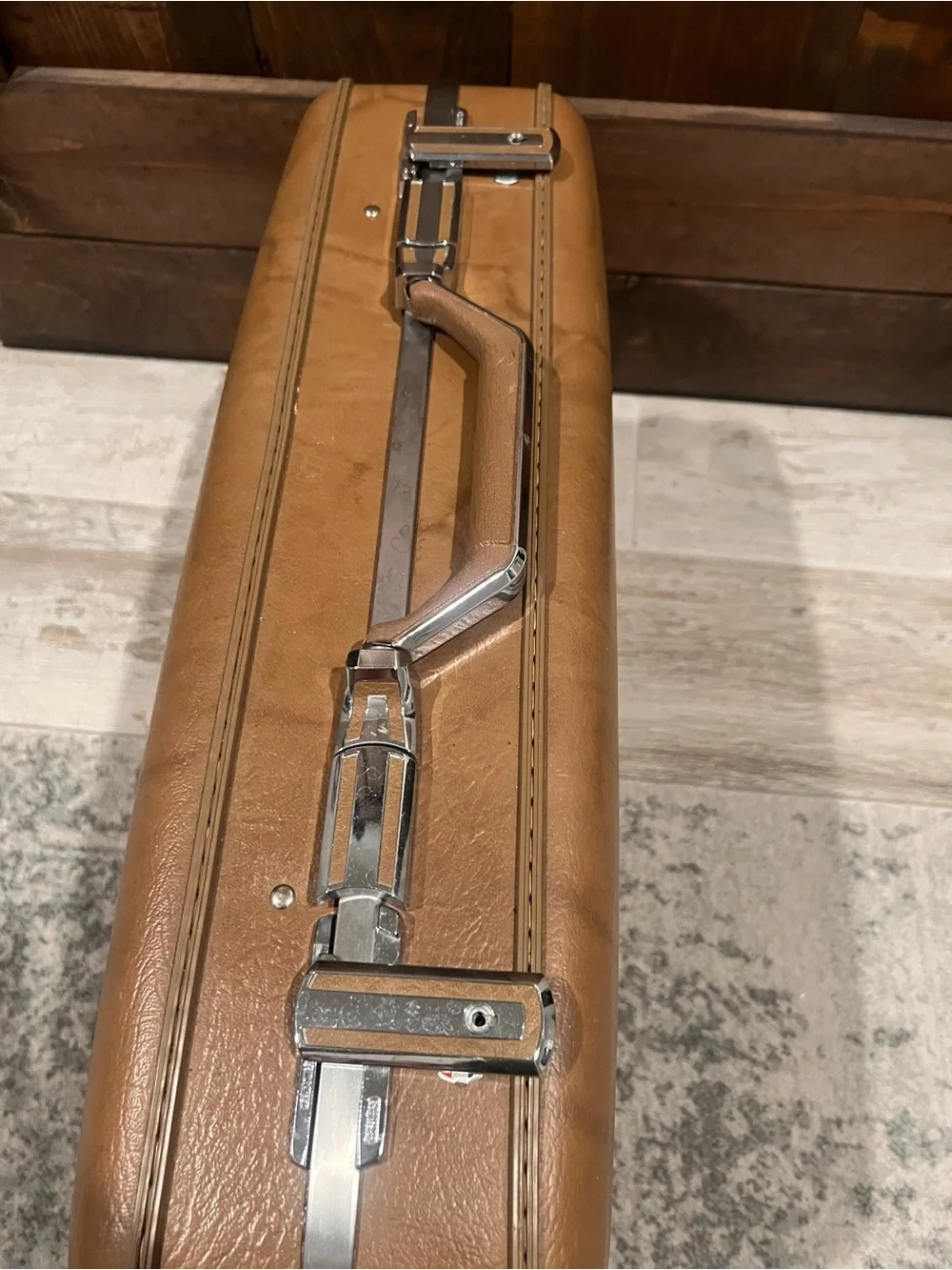 Vintage American Tourister hard shell suitcase luggage